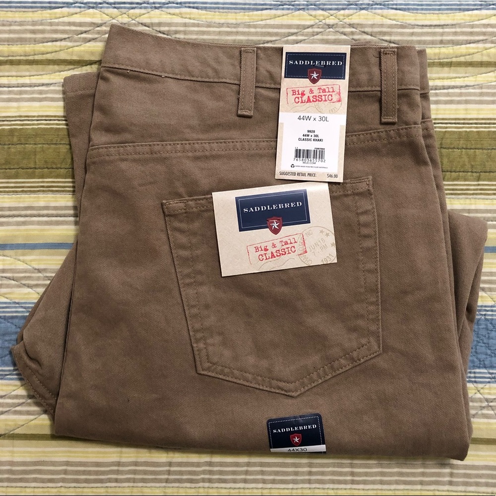 NWT: Men’s Big & Tall Khaki Pants